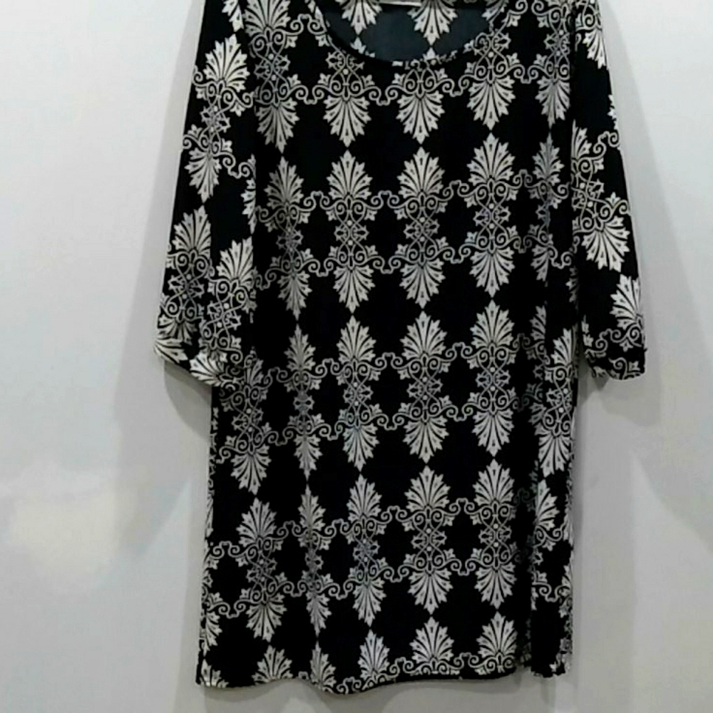 Black and white dress